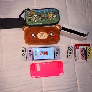 Nintendo Switch Handheld Console - Gray and White